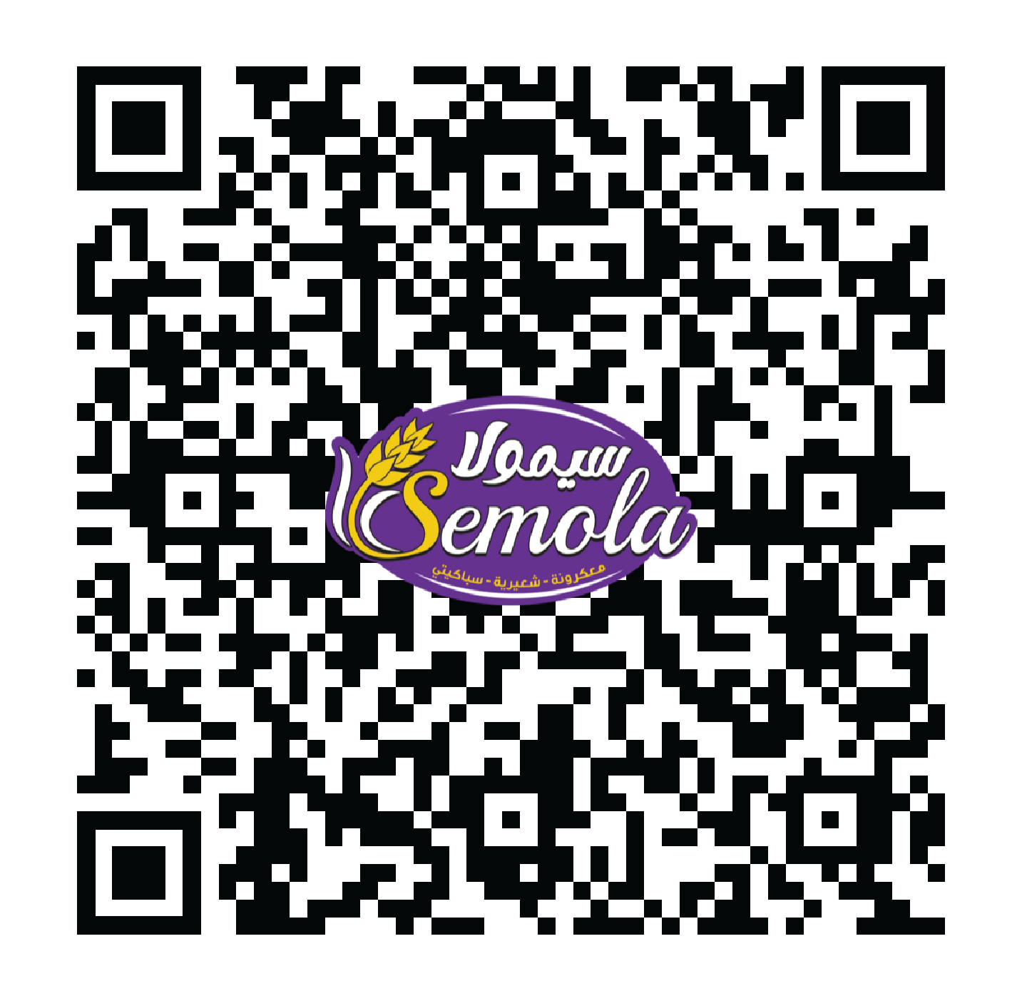 رمز QR لصفحة سيمولا على فيسبوك